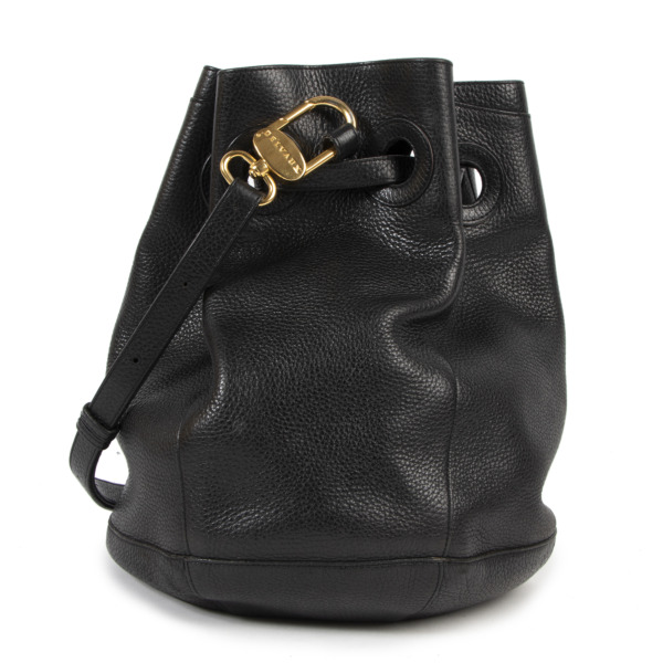 Delvaux Black Bucket Bag Labellov Buy and Sell Authentic Luxury