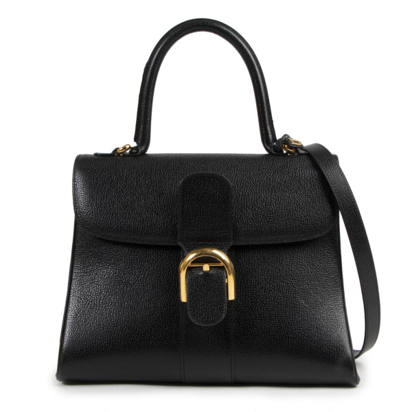 Delvaux Black Brillant MM + Strap Labellov Buy and Sell Authentic Luxury