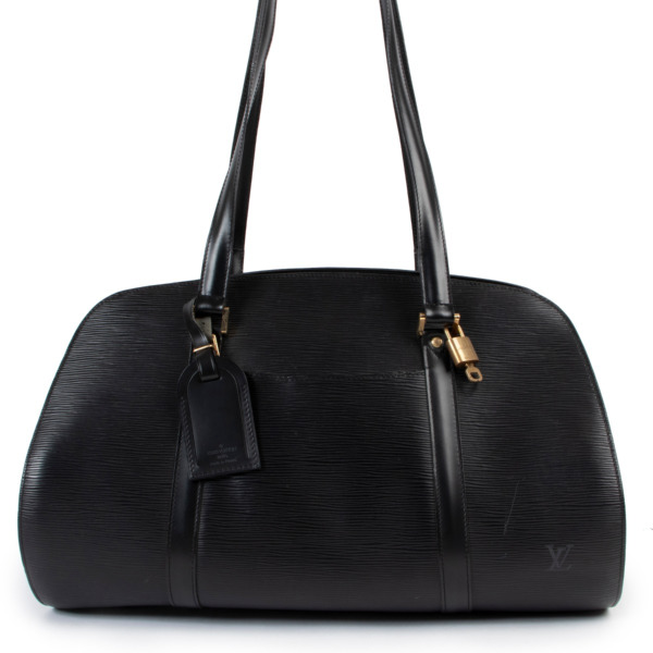 Louis Vuitton Solferino GM Black Epi Leather Bag ○ Labellov