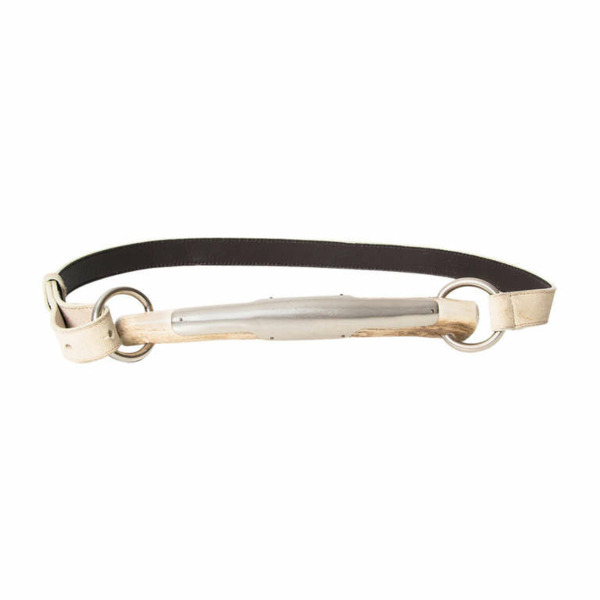 YSL Off-white Leather Mombassa Horn Belt ○ Labellov ○ Buy