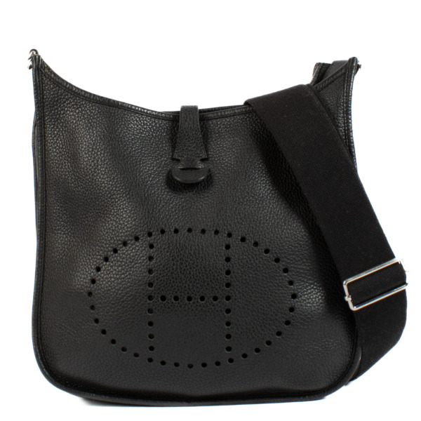 Hermès Evelyne III 29 Black Taurillon Clemence PHW