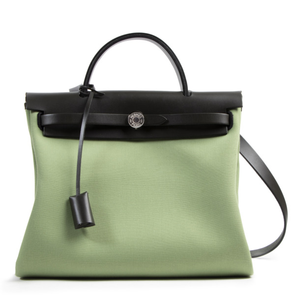 Hermès Vert Criquet Herbag Zip 31 ○ Labellov ○ Buy and