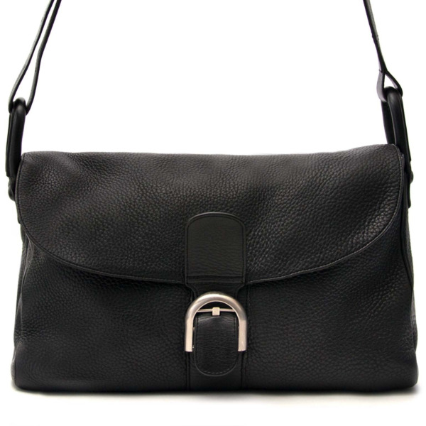 Delvaux Black Brillant Besace Shoulder Bag ○ Labellov ○ Buy and