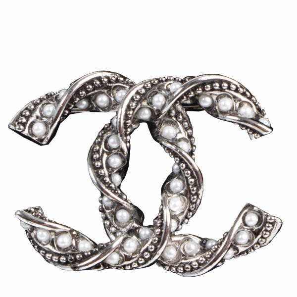 Chanel Twisted Brooch With Metals and Pearls Labellov Buy and Sell  Authentic Luxury