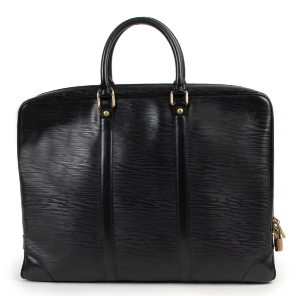 Louis Vuitton Black Epi Leather Porte Documents Top Handle Labellov Buy ...