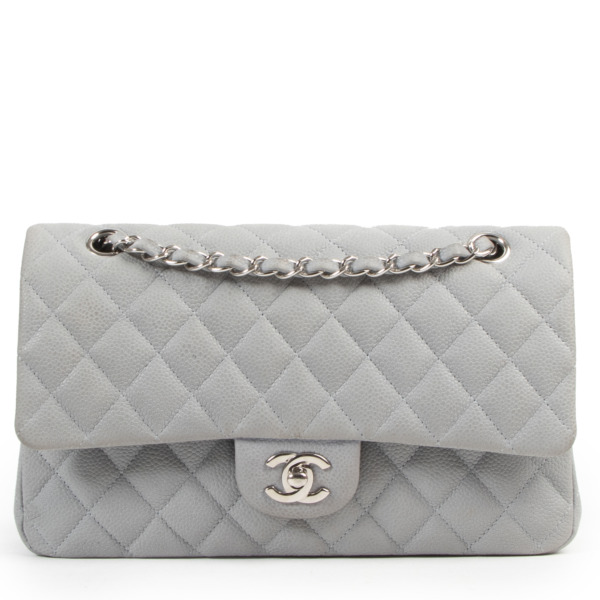 grey classic flap chanel