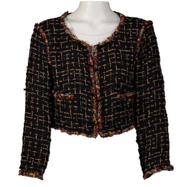 Chanel Tweed Boucle Zipper Jacket ○ Labellov ○ Buy and Sell