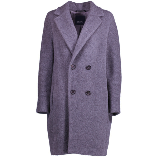 ‘S Max Mara Rosato Gray Alpaca-blend Coat - Size FR 42 Labellov Buy and