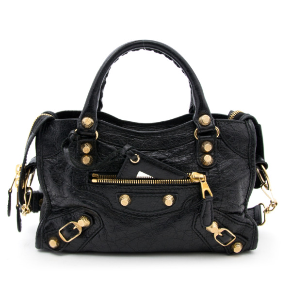 balenciaga mini city black