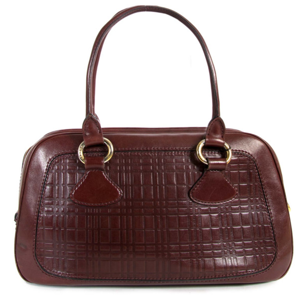Luxury Burgundy Shoulder Bag