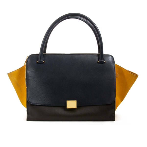 Céline Multicolor Double Zipper Bag Labellov Buy and Sell Authentic Luxury