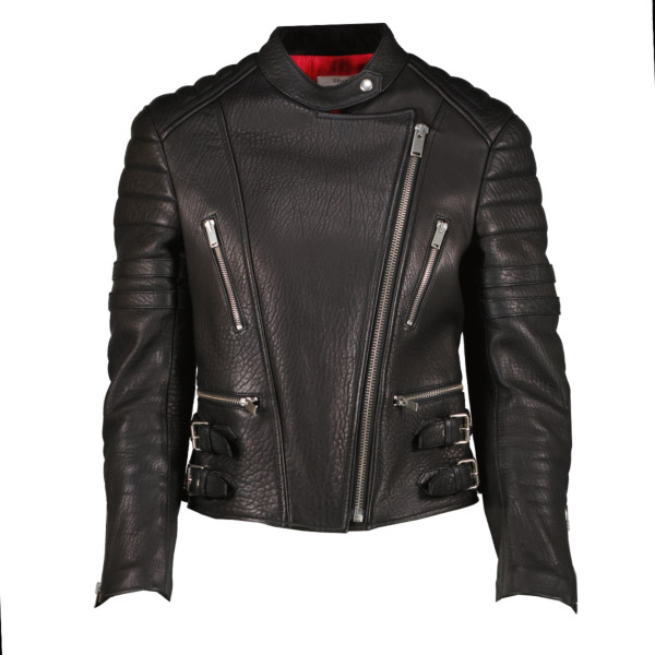 Celine Black Leather Biker Jacket Size 38 ○ Labellov ○ Buy and