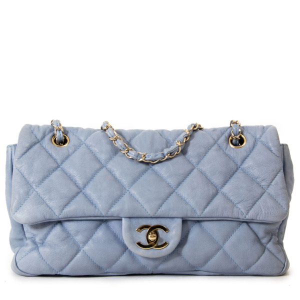 baby blue chanel purse