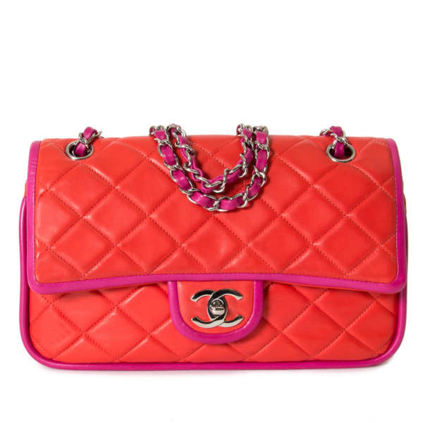 Chanel Bicolor Classic Flap Bag Medium ○ Labellov ○ Buy and Sell