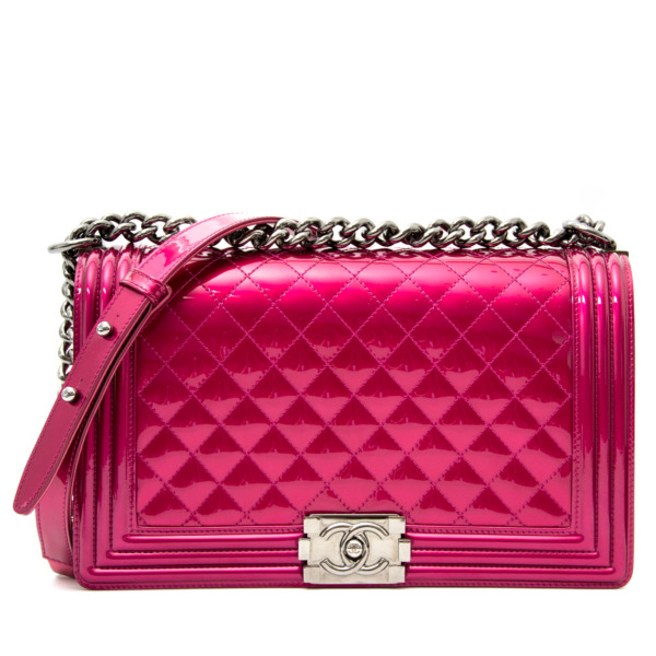 【ヴィンテージ】Rank:S☆Chanel Pink Boy Medium Series26 Bag Chanel Pink Medium Boy Bag in Lambskin – The Luxury Pop