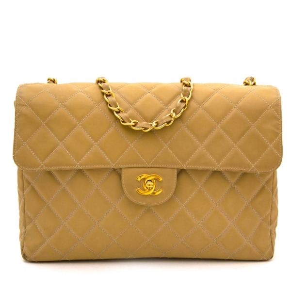Chanel Nude Classic Flap Bag Labellov Buy and Sell Authentic Luxury