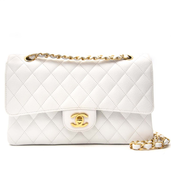 Chanel double flap bag white – thevintageseasons