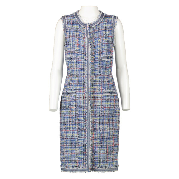 最初の  chanel_blue_dress_front_front_ トップス