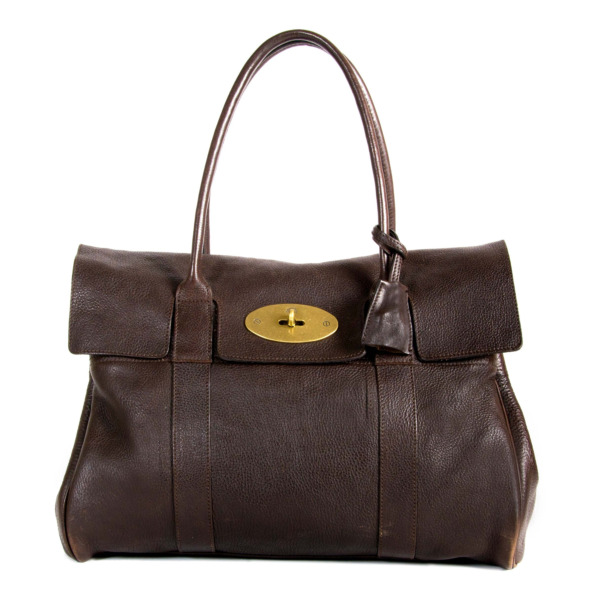 ◆Valluat◆ MUDE BAG DARK BROWN [正規品/関税込] Mulberry Brown Leather Bayswater ○ Labellov ○ Buy and Sell