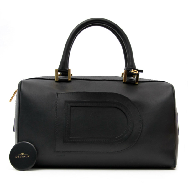 Delvaux Black Allure Louise Boston Bag ○ Labellov ○ Buy