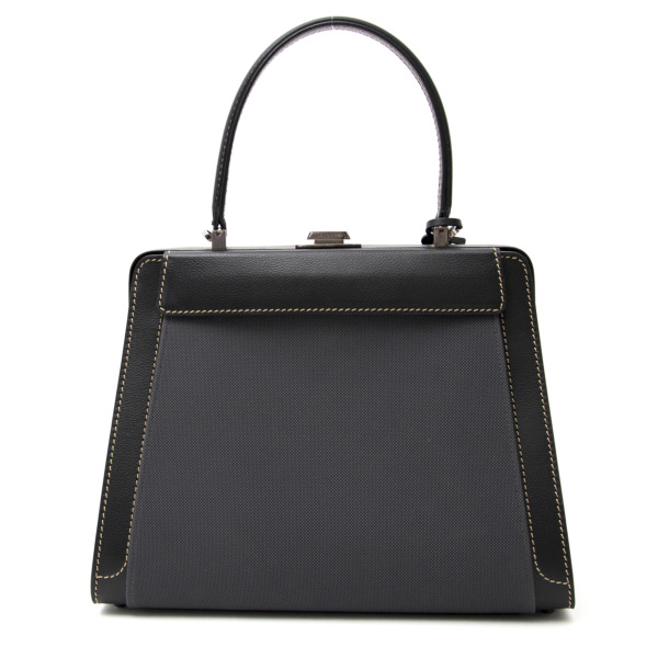 Delvaux Illusion Black Handbag Labellov Buy and Sell Authentic Luxury