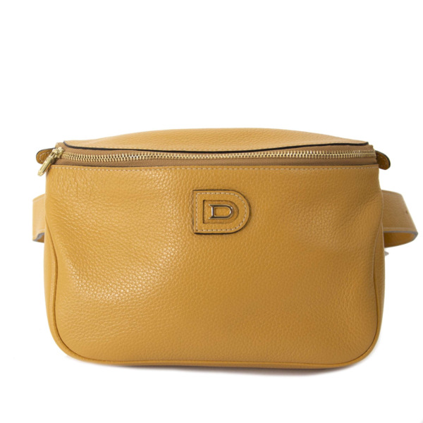 Delvaux Mustard Yellow Belt Bag Labellov Buy and Sell Authentic Luxury