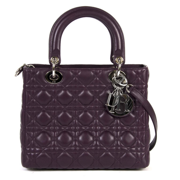 Dior bag purple top