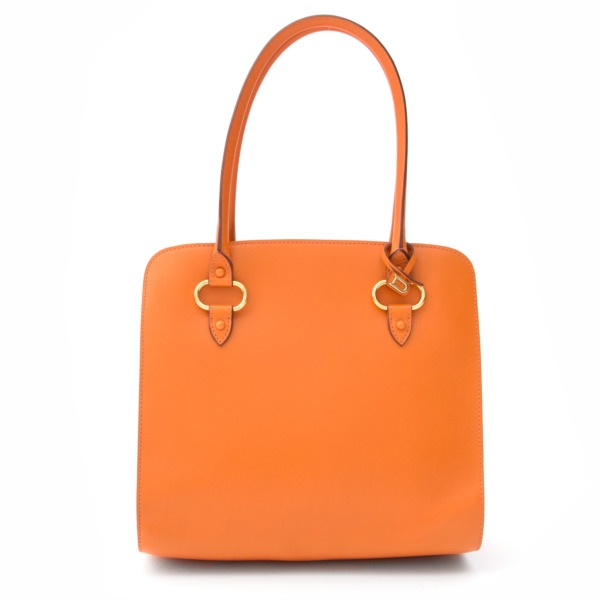 Delvaux Tangerine Sepia PM Labellov Buy and Sell Authentic Luxury
