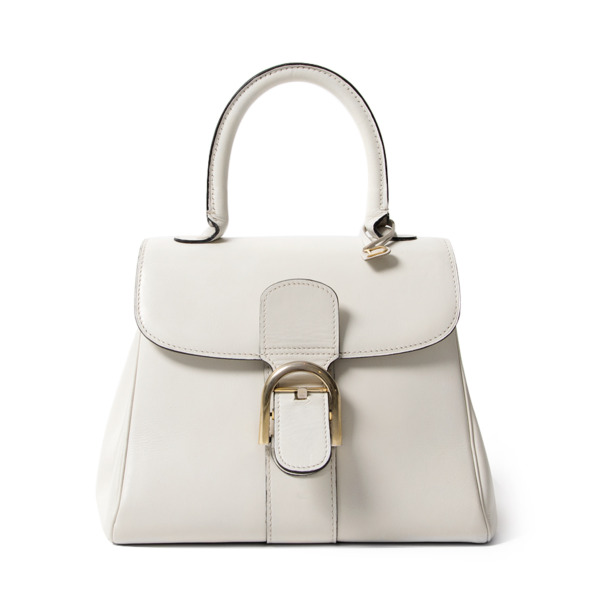Delvaux Brillant White Leather ref.914041 - Joli Closet