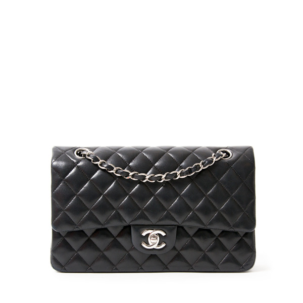 Chanel Medium Classic Flap Bag Lambskin Labellov Buy and Sell