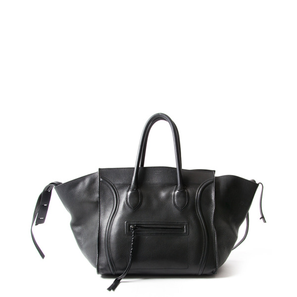 Celine Black Phantom Large Luggage Bag Labellov Buy and Sell Authentic Luxury