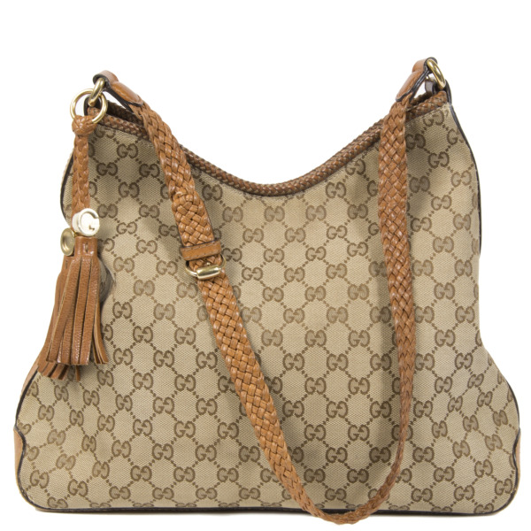 Gucci Monogram Marrakech Hobo Bag Labellov Buy and Sell Authentic Luxury