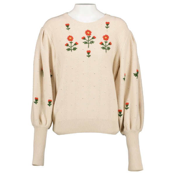 Gucci online flower sweater