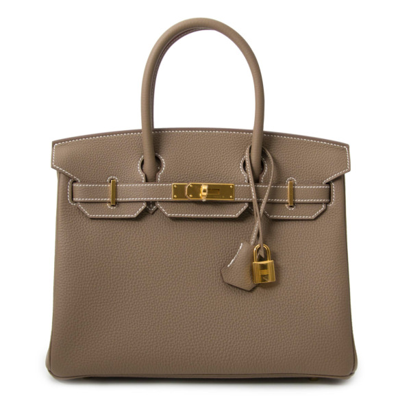 Very Exclusive Hermès Birkin 30 Etoupe Togo GHW Labellov Buy and Sell ...