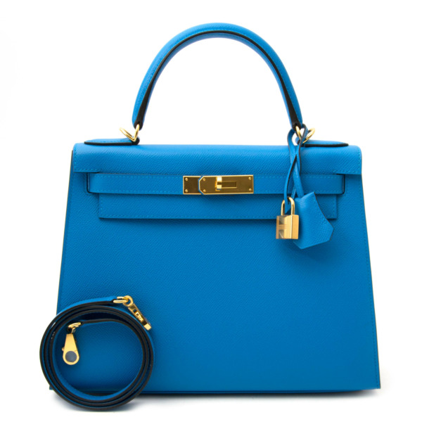 Hermès Kelly Sellier 28 Epsom Bleu Zanzibar GHW Labellov Buy and Sell ...