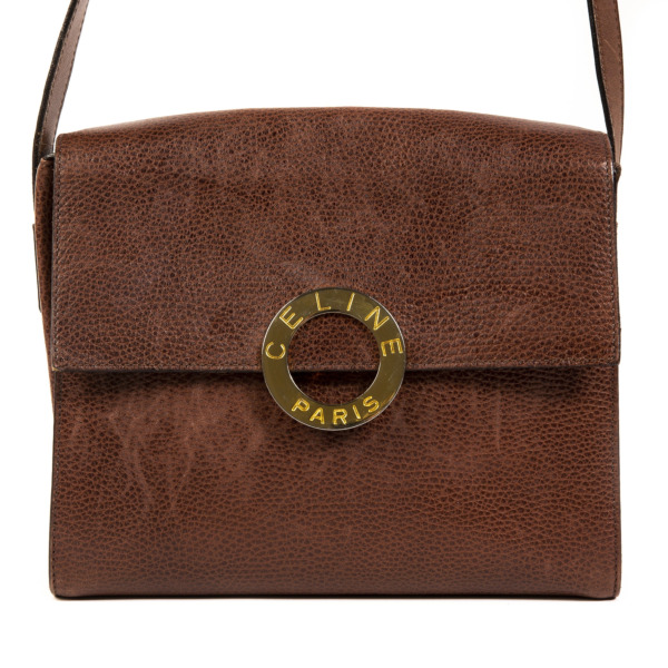 Céline Vintage Box Crossbody Bag Labellov Buy and Sell Authentic Luxury