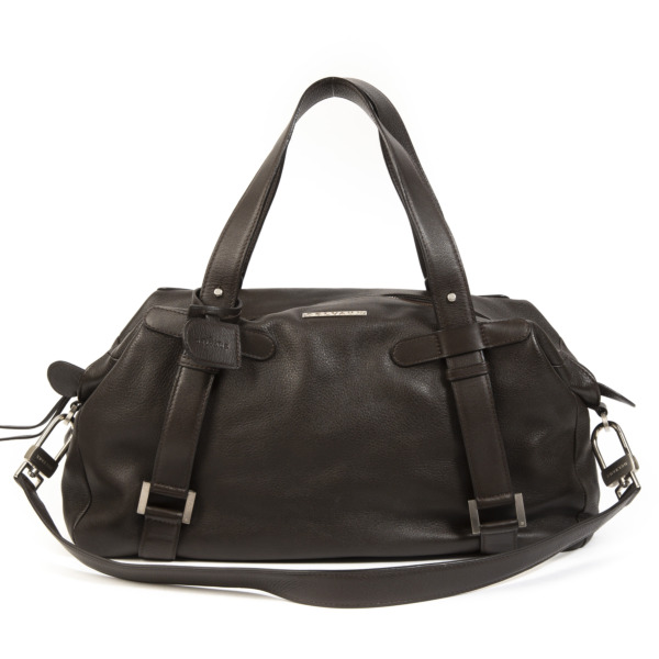 Delvaux Chocolate Brown St Germain Shoulder Bag Labellov Buy and Sell ...