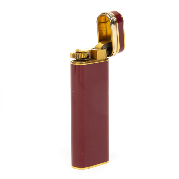Cartier Red Trinity Gold Lighter Labellov Buy and Sell Authentic Luxury