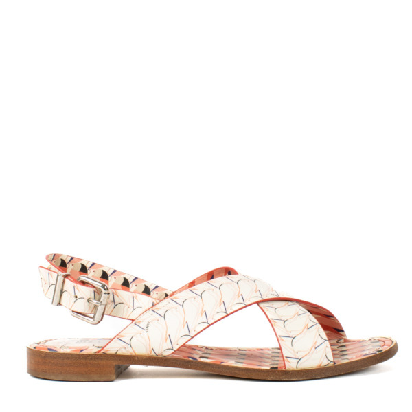 Fendi Multicolor Bird Print Sandals size 41 Labellov Buy and Sell Authentic Luxury
