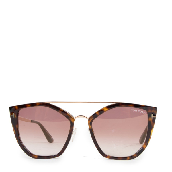 Tom Ford Dahlia FT0648 Tortoise Sunglasses Labellov Buy and Sell Authentic Luxury