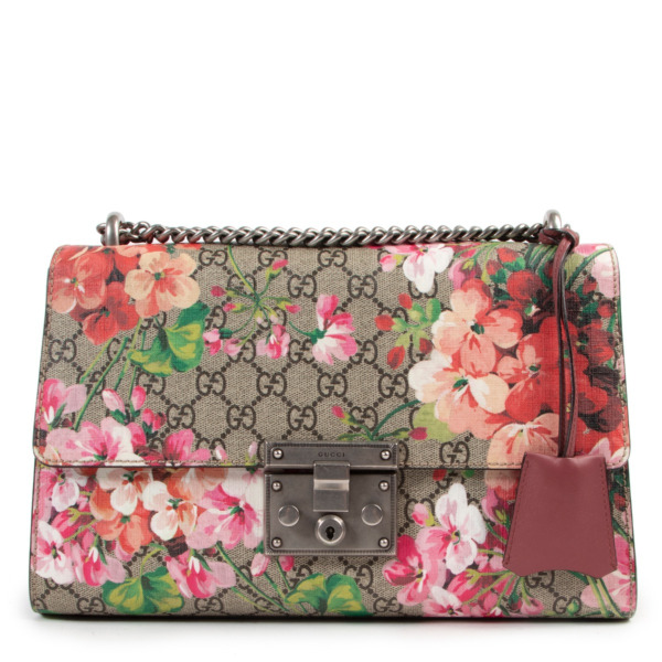 Gucci Bloom Padlock Crossbody Bag Labellov Buy and Sell Authentic Luxury