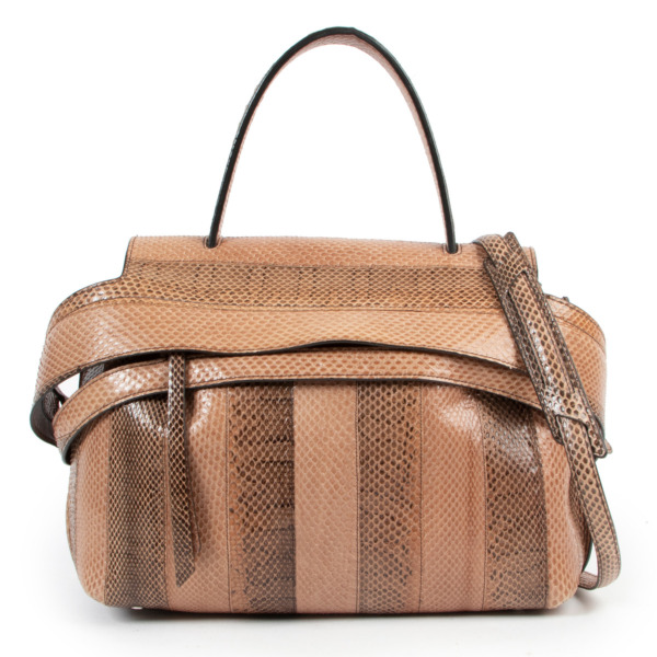 Tod's snakeskin bag top