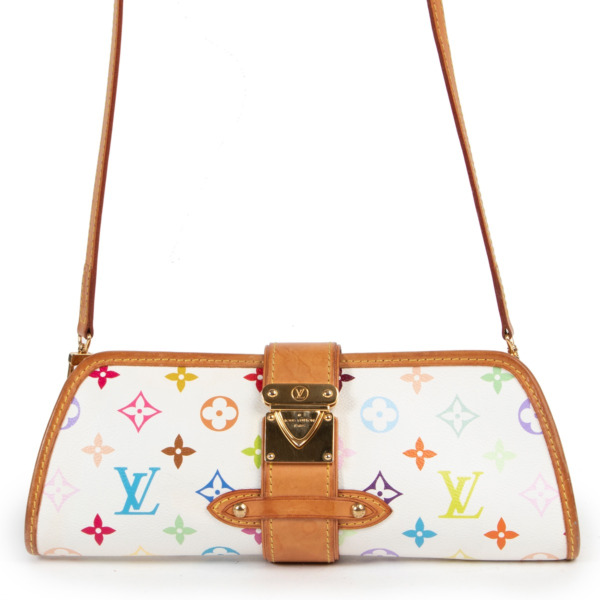 Louis Vuitton Monogram White Murakami Shirley Shoulder Bag