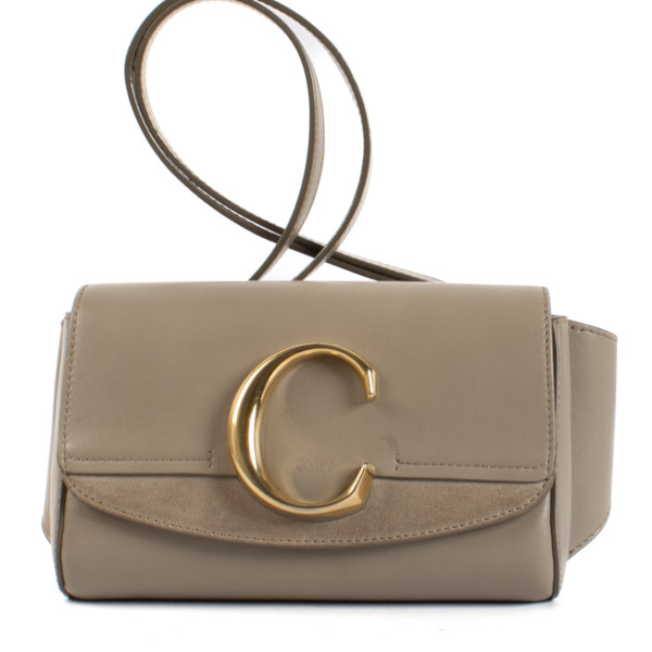 Chloe Beige Leather C Belt Bag Labellov Buy and Sell Authentic Luxury