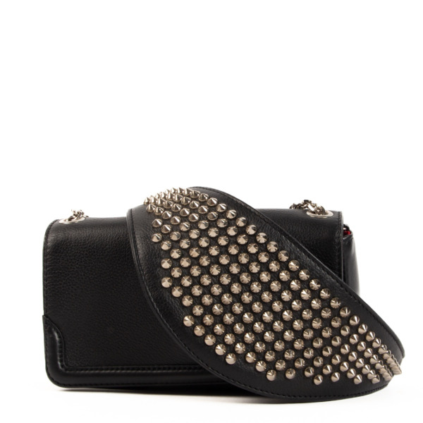 Christian Louboutin Artemis spiked レザークロスボディバッグ Artemis spiked leather crossbody bag in black - Christian