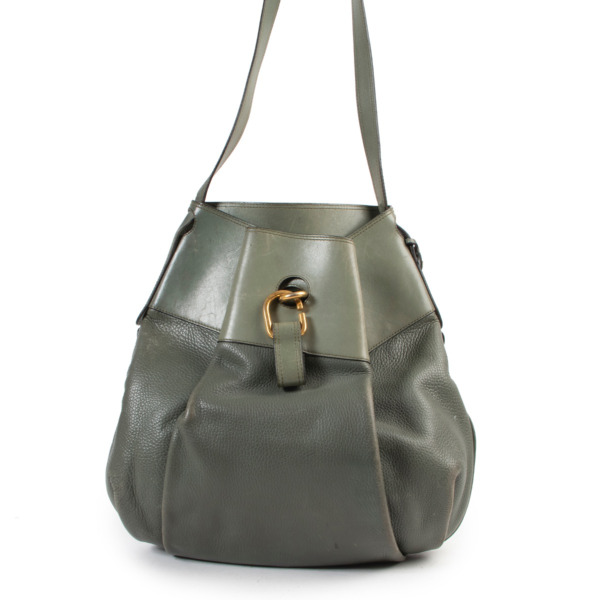 Delvaux Faust Green Leather Crossbody Bag Labellov Buy and Sell ...
