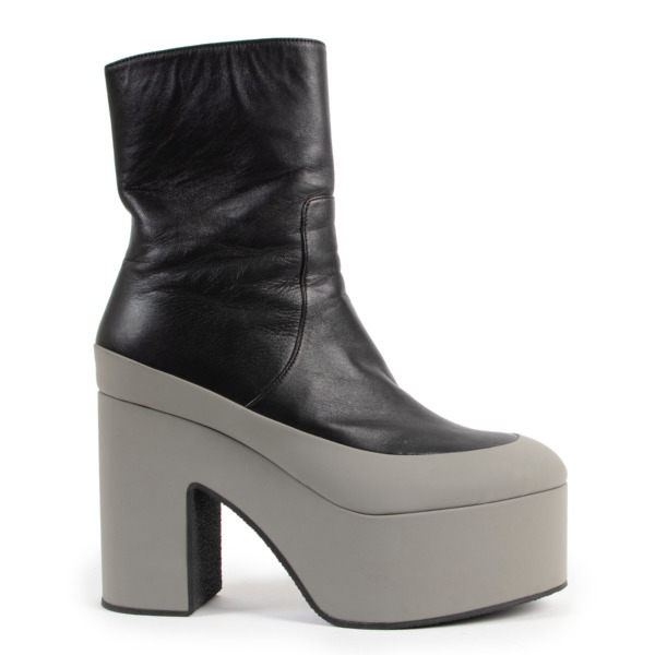 VIP【送料関税込】 DRIES VAN NOTEN LEATHER ASYMMETRIC BOOTS Snake print boots - Autumn-Winter Men | Dries Van Noten
