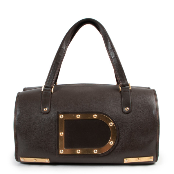 Delvaux Astrid Canvas Handbag 2004 - Timeless Elegance