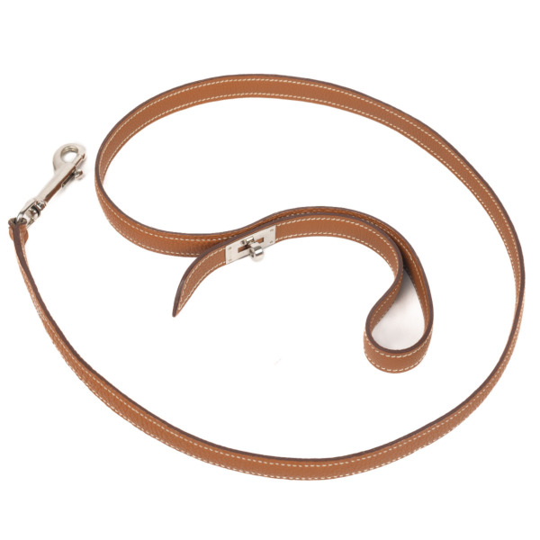 Hermès Cognac Dog Leash Labellov Buy and Sell Authentic Luxury