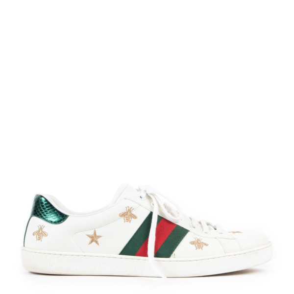 Gucci Ace Embroidered Sneaker - Size 44 ○ Labellov ○ Buy